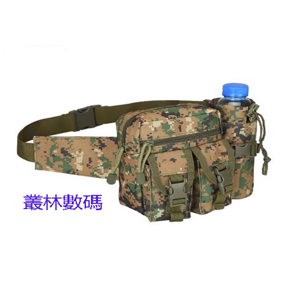 【狙擊者戰術腰包】多功能戶外便攜水壺包  運動爬山旅遊的好幫手  多功能戰術腰包  狙擊者戰術腰包  旅遊腰包-規格圖8