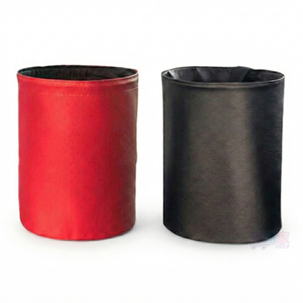 【車用質感首選】車用可折疊皮革垃圾桶 雙層防水皮革垃圾桶 可折疊收納桶汽車垃圾桶 車用收納 告別髒亂 | 環保皮革-細節圖2