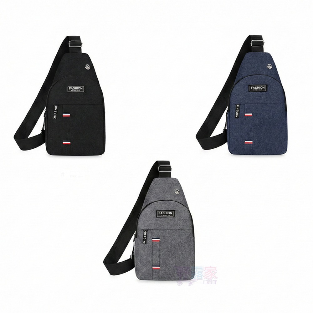 【輕盈出行首選】休閒韓版跨胸包 極致輕量 斜肩包 誇胸包！ (防潑水/耳機孔/多隔層)-細節圖2