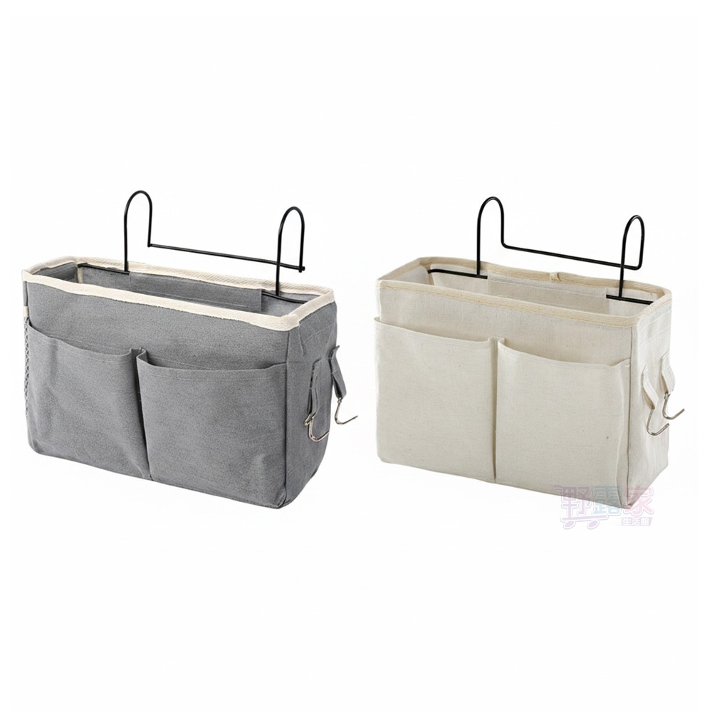 【北歐風極簡】北歐風多功能收納掛袋｜質感居家收納 懸掛式置物袋｜可掛書桌、床頭、椅背｜告別凌亂 釋放空間-細節圖2