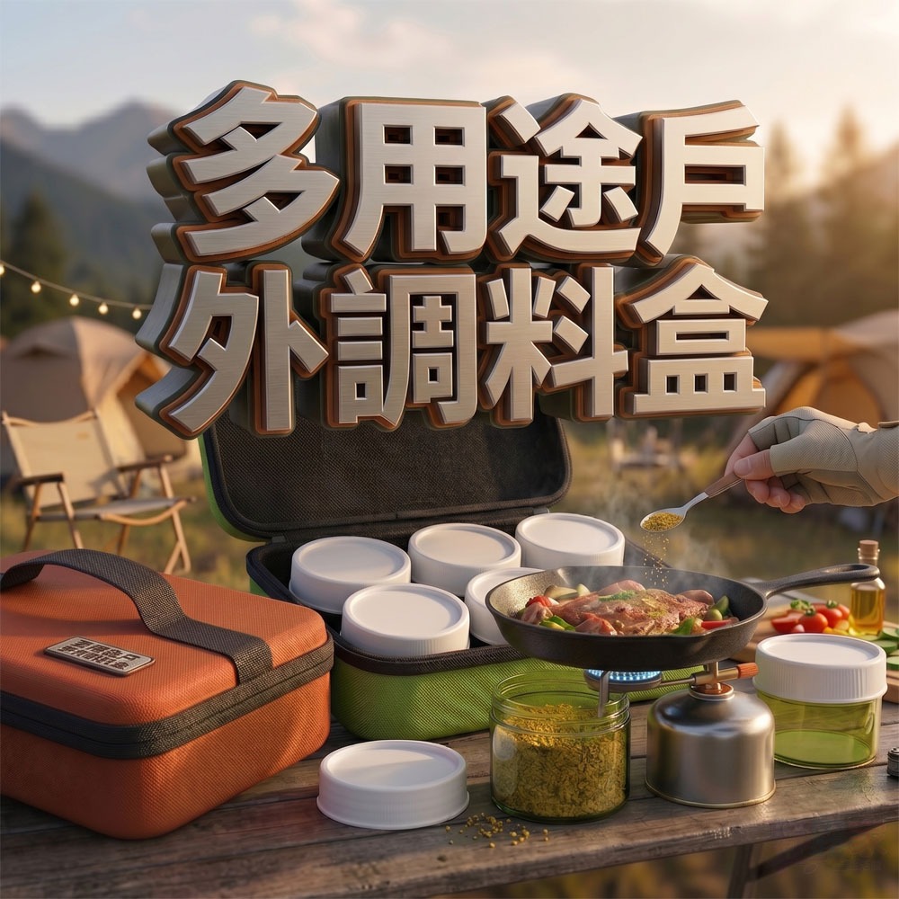 野炊神隊友！家庭/戶外便攜防撞調味罐收納包 6入組 (125ml大容量)｜露營/野餐/烤肉必備-細節圖3