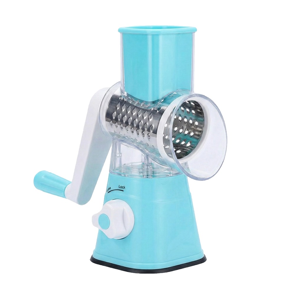【廚房備料神器】多功能三合一手搖滾筒刨切菜器 ｜ 輕鬆搖一搖，切片、切絲一機搞定！-規格圖7