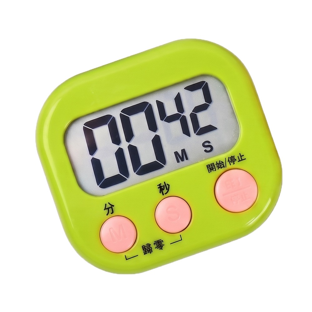 【廚房/學習神隊友】大螢幕定時計時提醒器｜數字清晰 輕巧 50g 烘焙/學習/運動必備/ 攜帶方便 / 操作簡單-規格圖8