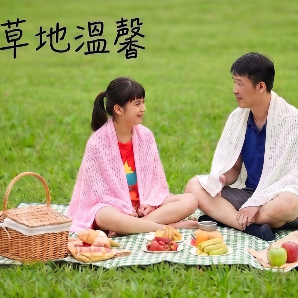 【天然透氣】100%純棉洞洞毯｜四季多用・居家戶外輕柔披毯｜冷房/辦公/露營/野餐必備 會呼吸的萬用毯-細節圖6