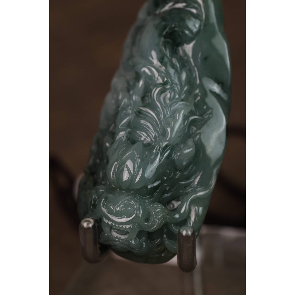 隨行龍翡翠掛飾-細節圖2