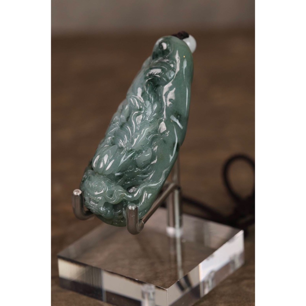 隨行龍翡翠掛飾-細節圖4