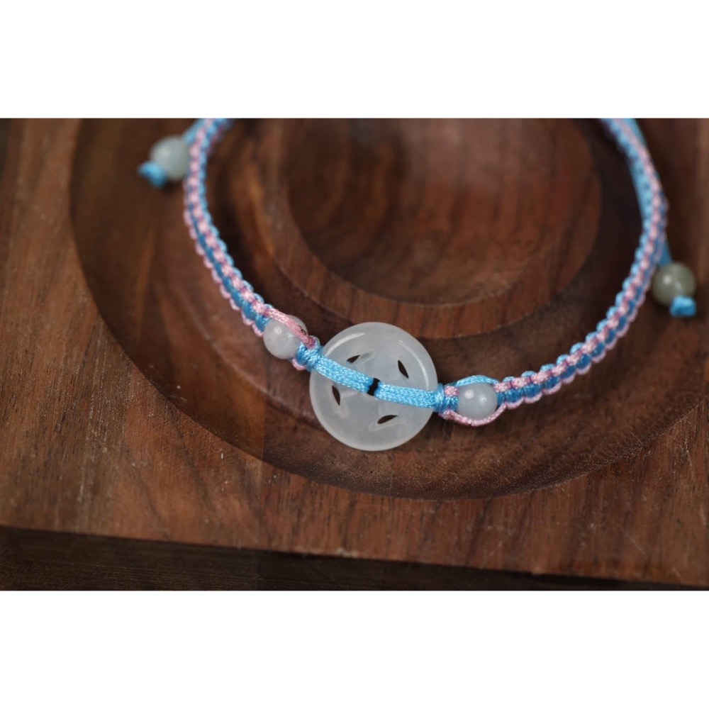 平安扣翡翇手繩-細節圖3