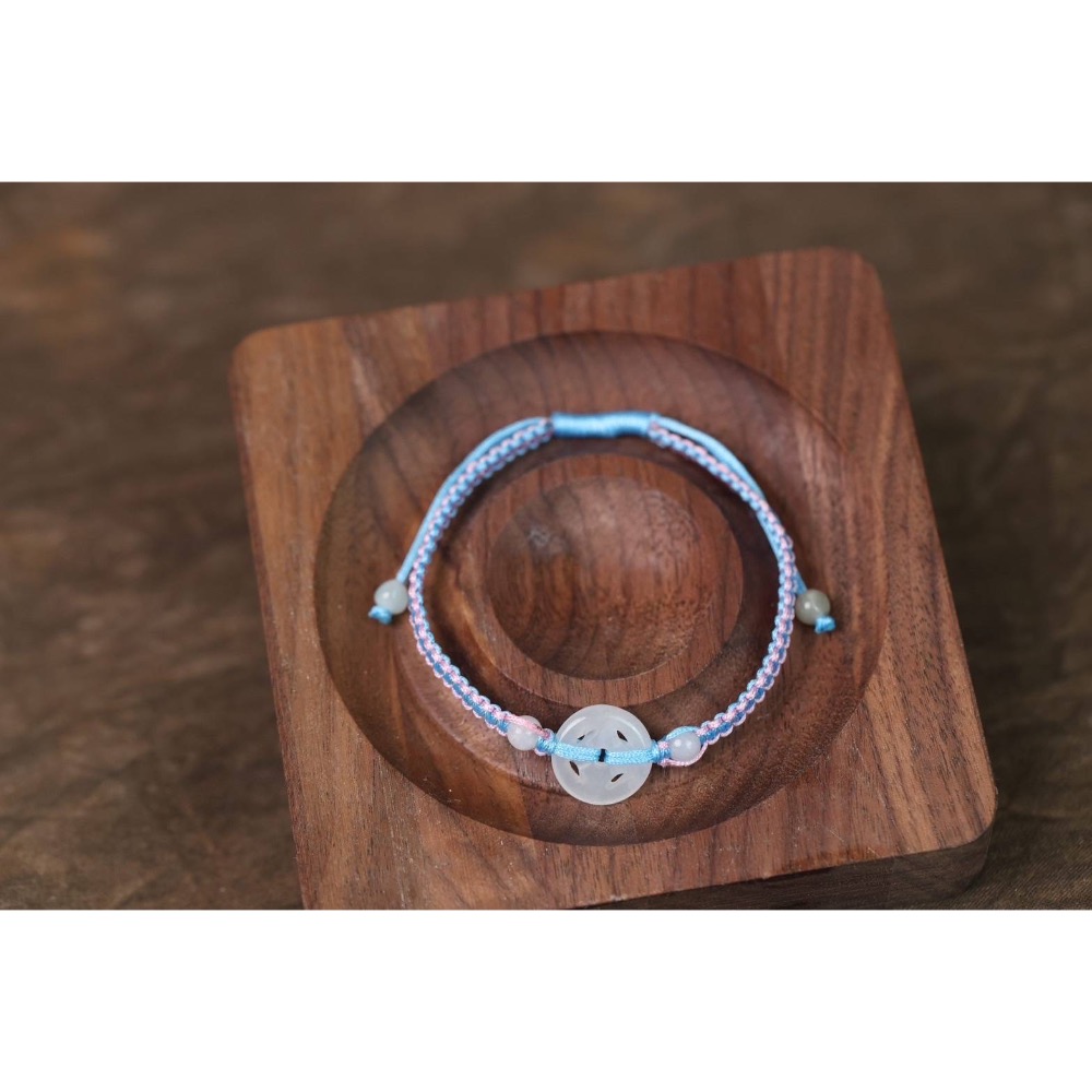 平安扣翡翇手繩-細節圖5