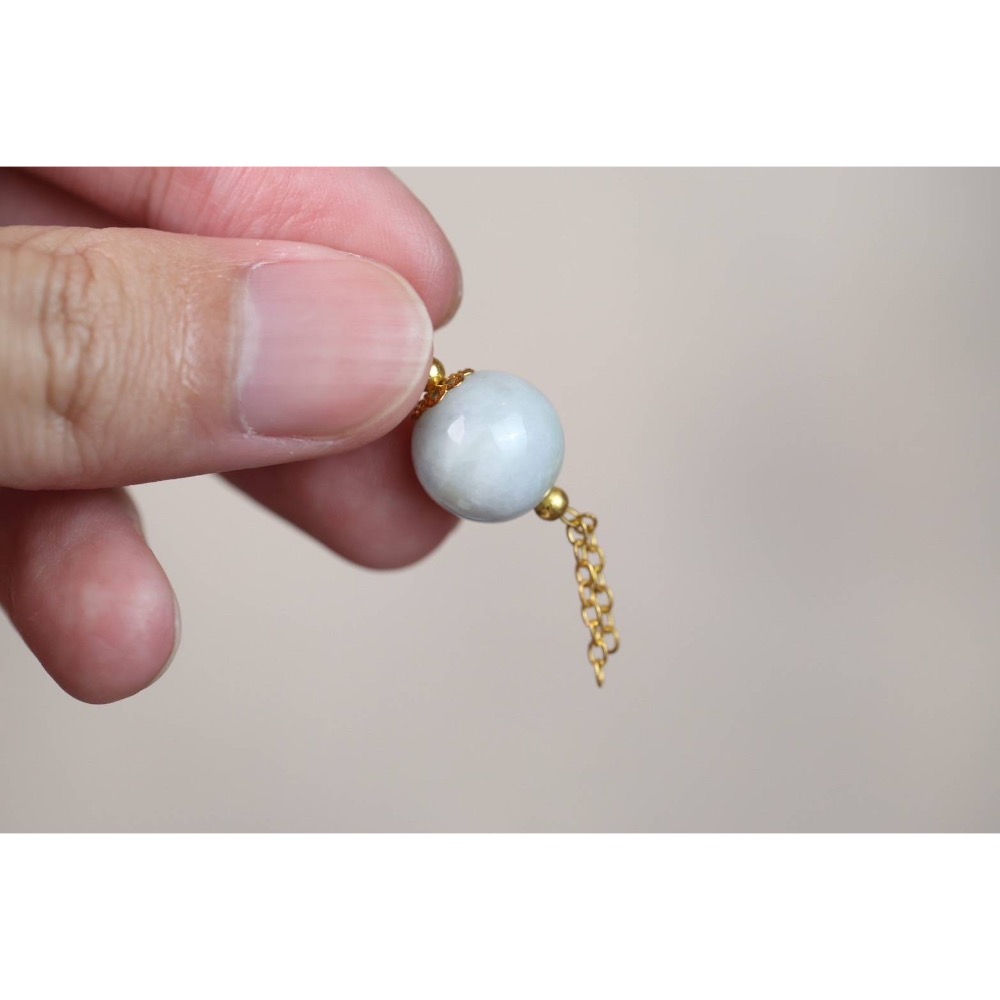 圓珠玉石吊墮-細節圖3