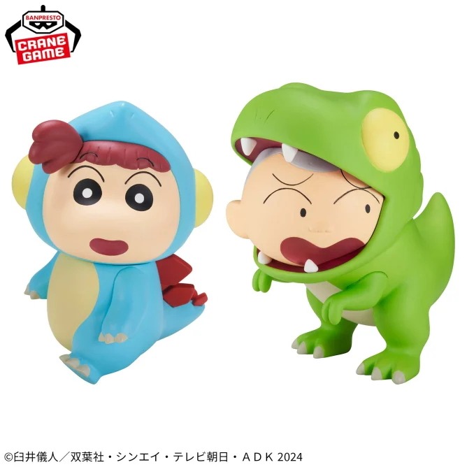 【Claw低價】日版全新未拆 蠟筆小新 COSPLAY 我們的恐龍日記 春日部防衛隊 小新 正男 妮妮 阿呆 風間-細節圖4