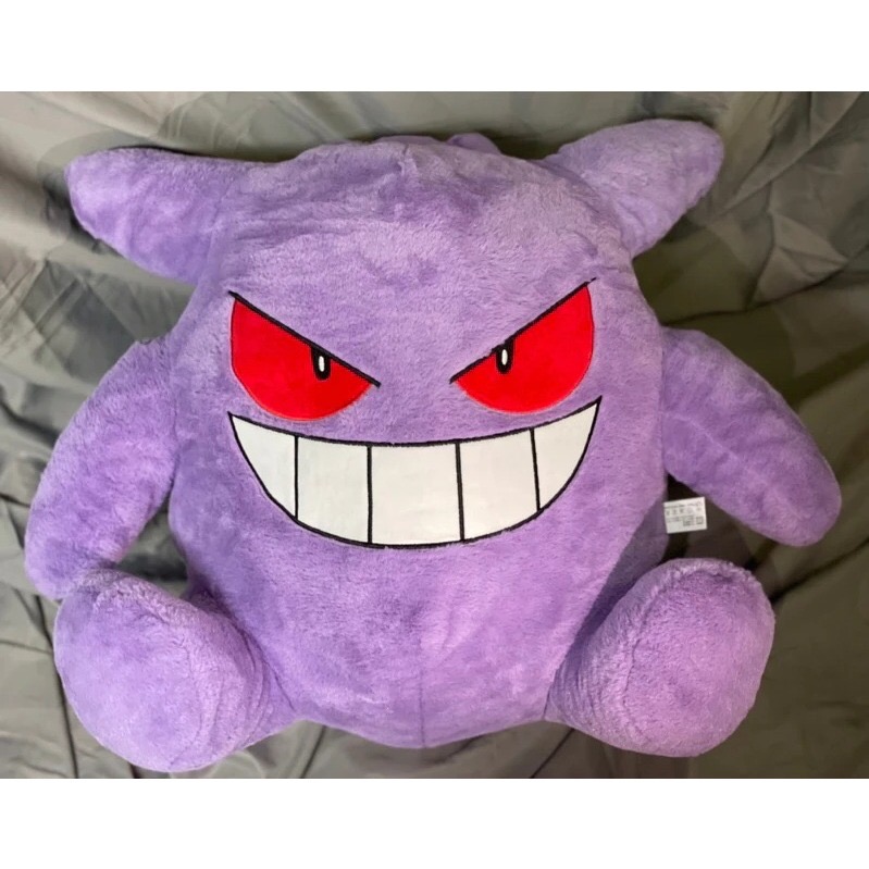 【Claw低價】代理 全新未拆 神奇寶貝 寶可夢 Pokémon 耿鬼 娃娃 玩偶 抱枕 65CM-細節圖2
