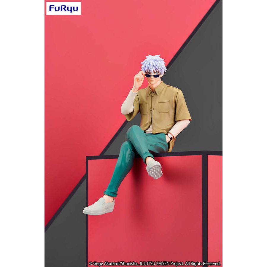 【Claw低價】日版 全新未拆 FuRyu 咒術迴戰 五條悟 泡麵蓋 ED 衣裝 坐姿 露眼-細節圖4