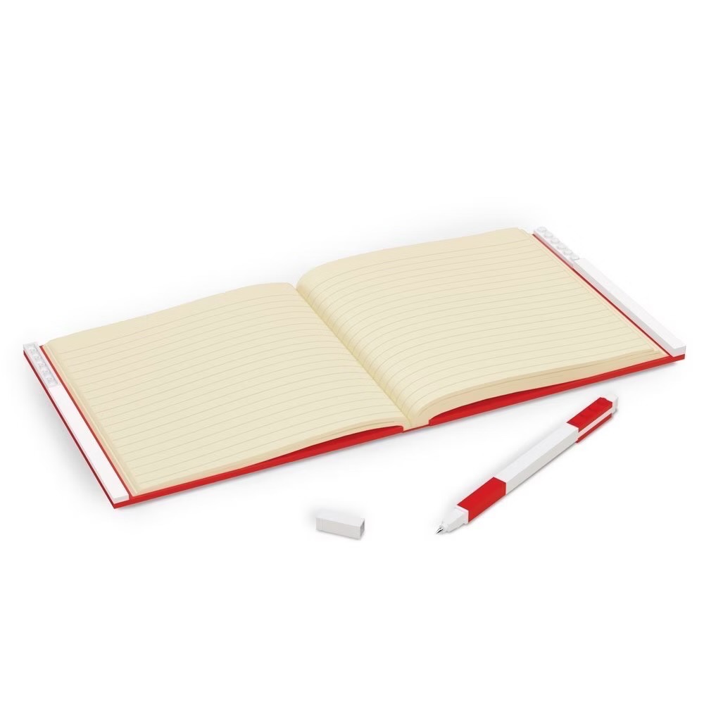 樂高LEGO 樂高好好扣筆記本 (附原子筆)-紅色-細節圖2