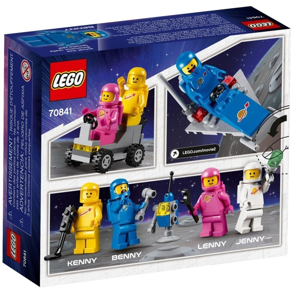 柚子樂高★LEGO 70841 樂高玩電影2系列 班尼太空人 Benny＇s Space Squad 黃色 桃紅色 藍色-細節圖2