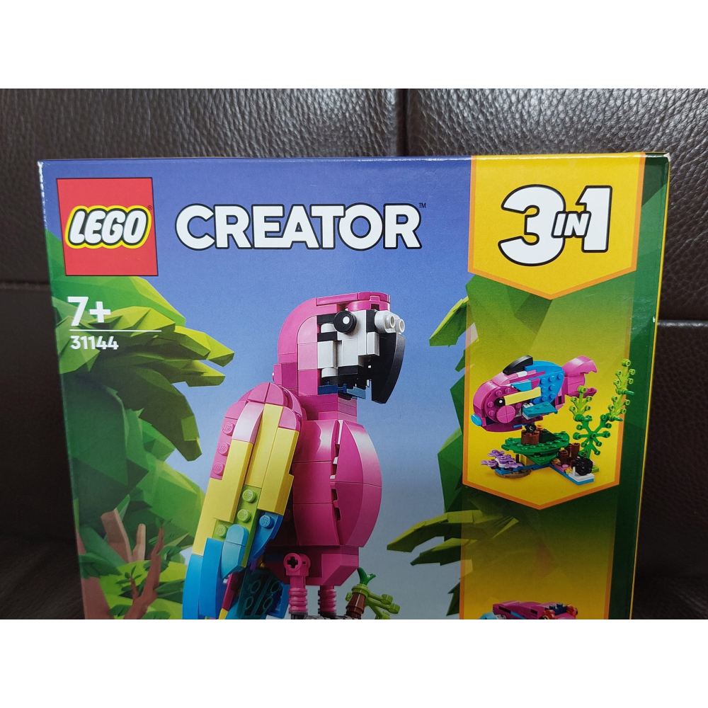 柚子樂高★LEGO 31144 全新未拆封 異國粉紅鸚鵡 Creator 3和1 創意系列 鳥 動物-細節圖6