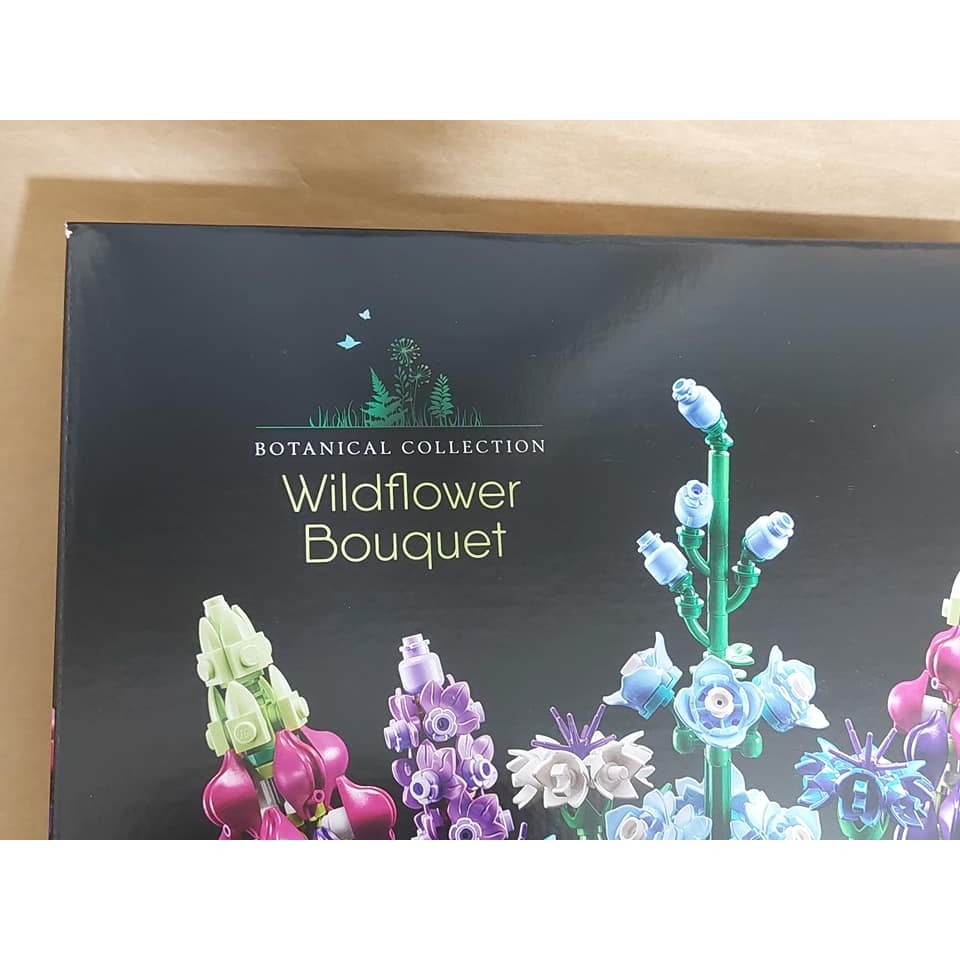柚子樂高★LEGO 10313 野花花束 花藝系列 全新未拆封 乾燥花 花瓶 裝飾花束-細節圖5