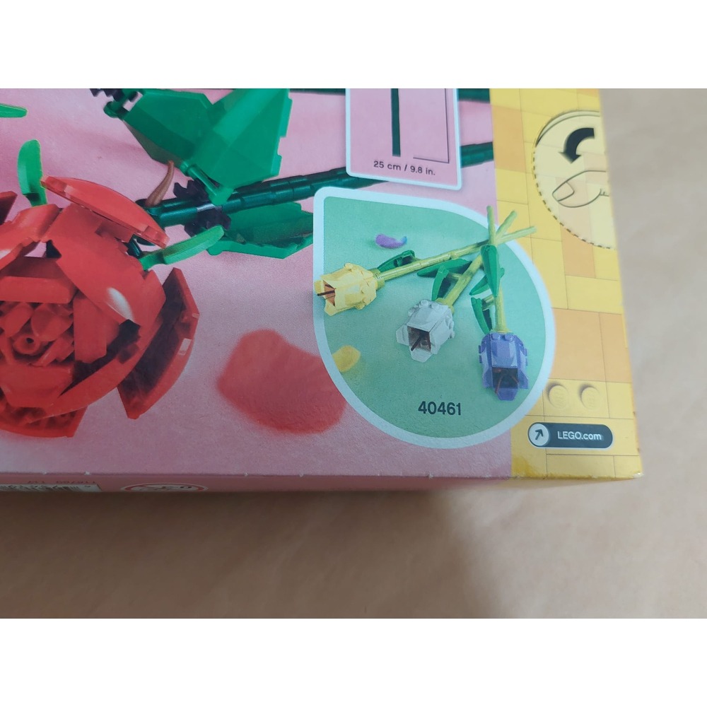 柚子樂高★LEGO 40460 紅色玫瑰花 花束 樂高花卉植物 情人節玫瑰 ROSE-細節圖5
