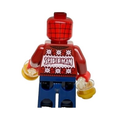 柚子樂高★ 76267 人偶 蜘蛛人 聖誕毛衣 附配件 LEGO 超級英雄 漫威 復仇者聯盟 聖誕月曆 人偶 鋼鐵人-細節圖2