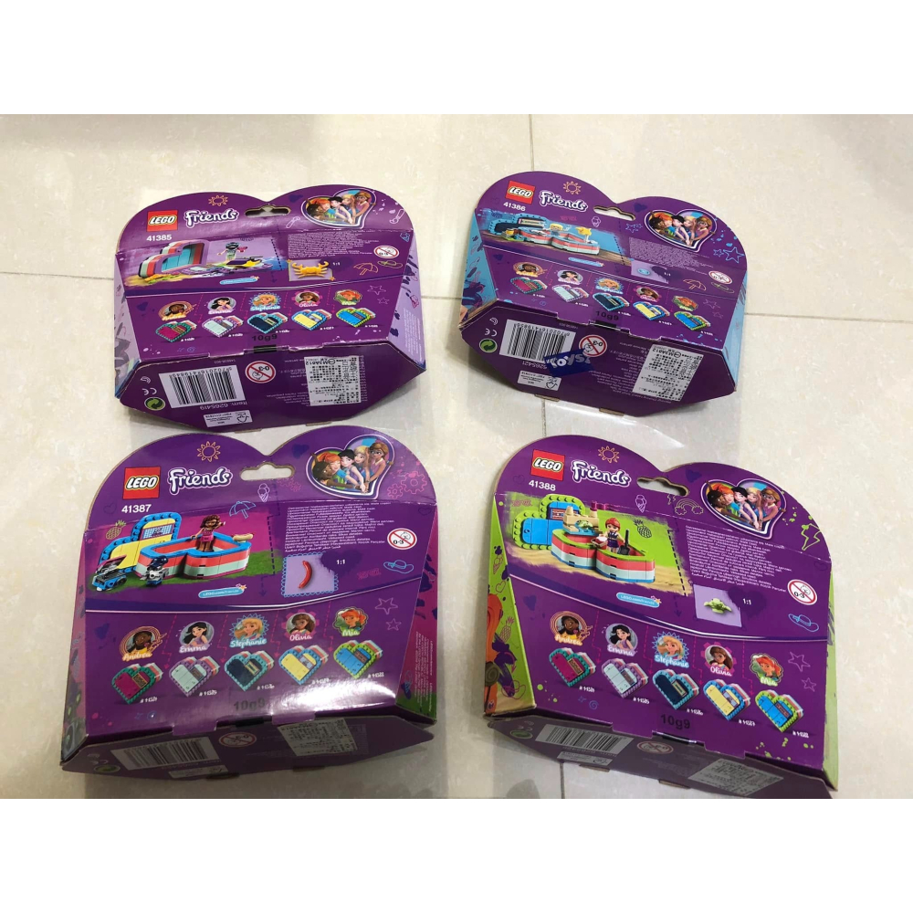 柚子樂高★ LEGO 樂高 41388 Friends系列 米雅的夏日心型盒 全新未拆 女孩禮物-細節圖4