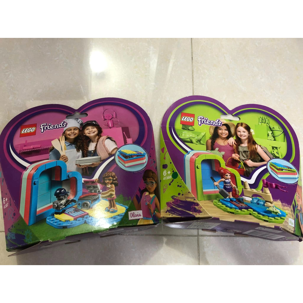 柚子樂高★ LEGO 樂高 Friends 系列 41387 奧麗薇亞的夏日心型盒 好朋友女孩禮物 全新-細節圖3