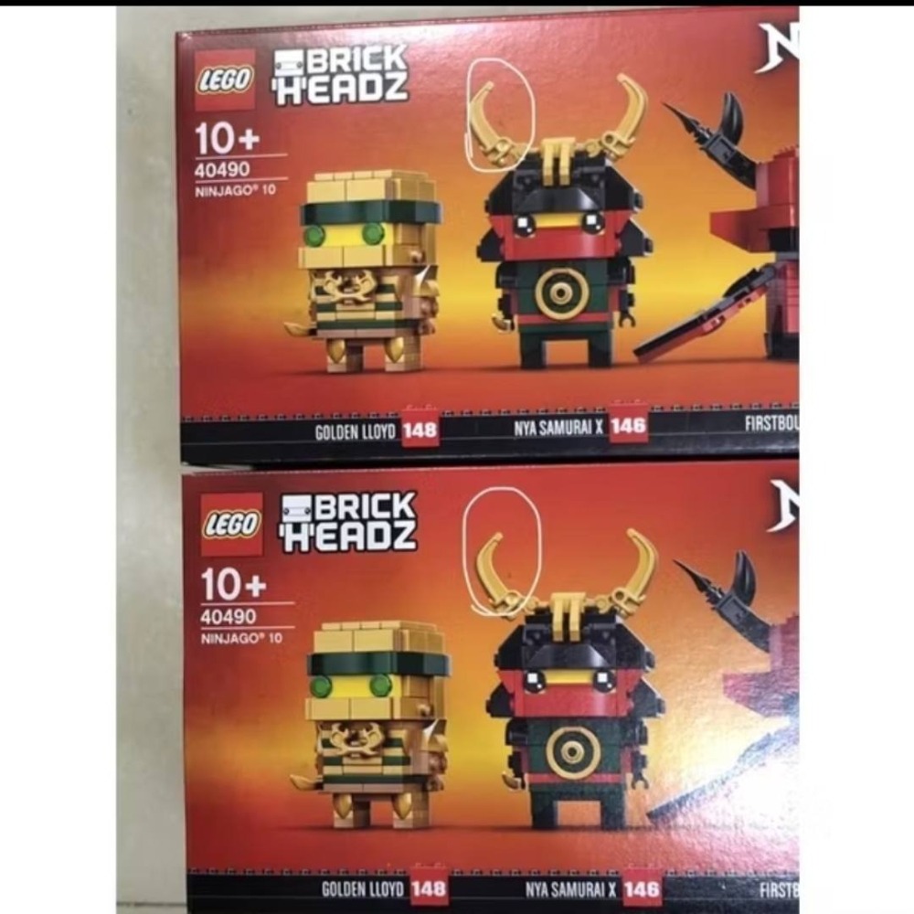 柚子樂高★ LEGO 樂高 40490 黃金勞埃德 赤蘭 始祖龍 大頭 黃金忍者10週年 幻影忍者 旋風忍者-細節圖4