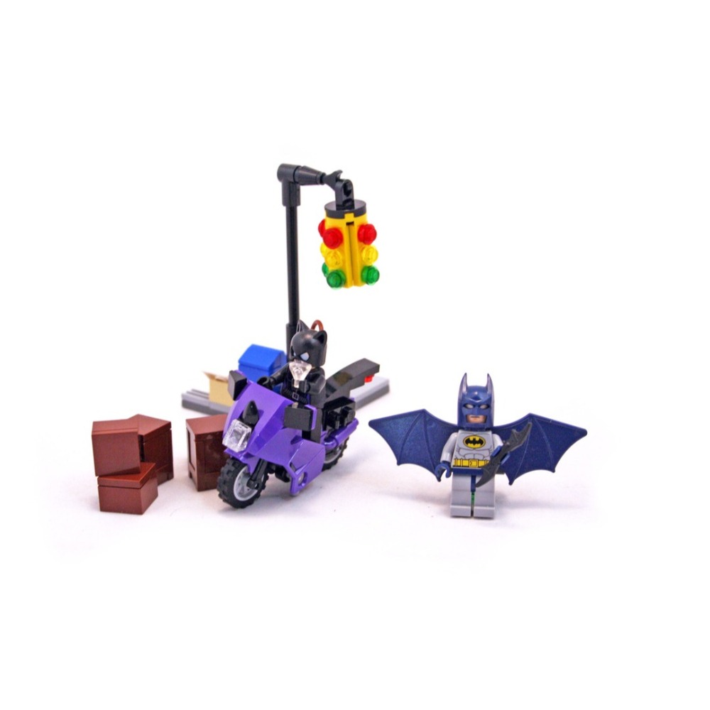 柚子樂高★ LEGO 樂高 6858 貓女摩托車 全新絕版品 蝙蝠俠 貓女 機車追逐 超級英雄系列-細節圖2