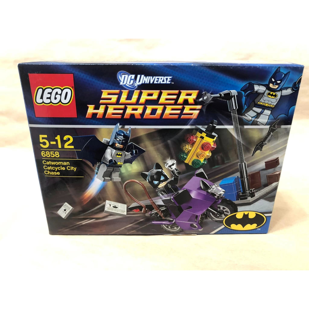 柚子樂高★ LEGO 樂高 6858 貓女摩托車 全新絕版品 蝙蝠俠 貓女 機車追逐 超級英雄系列-細節圖3