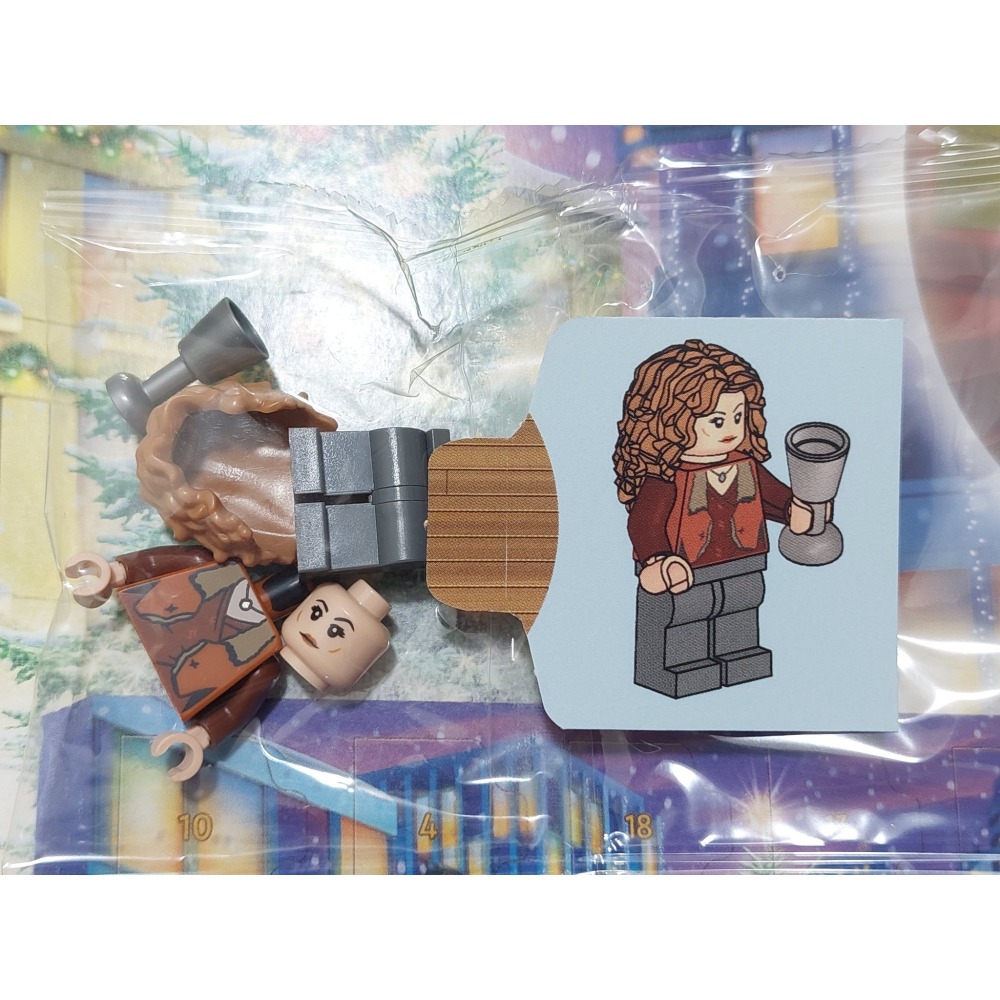 柚子樂高★ LEGO 76418  羅梅塔夫人 人偶 樂高 哈利波特 活米村 聖誕節 盒組拆賣 鄧不利多-細節圖2