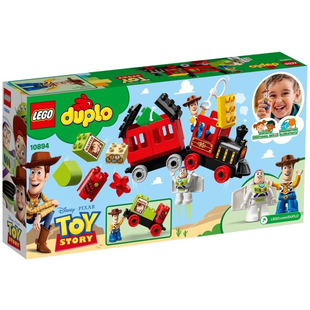 柚子樂高★ 10894 DUPLO 玩具總動員火車 全新 得寶  巴斯 胡迪 LEGO 全新未拆-細節圖2