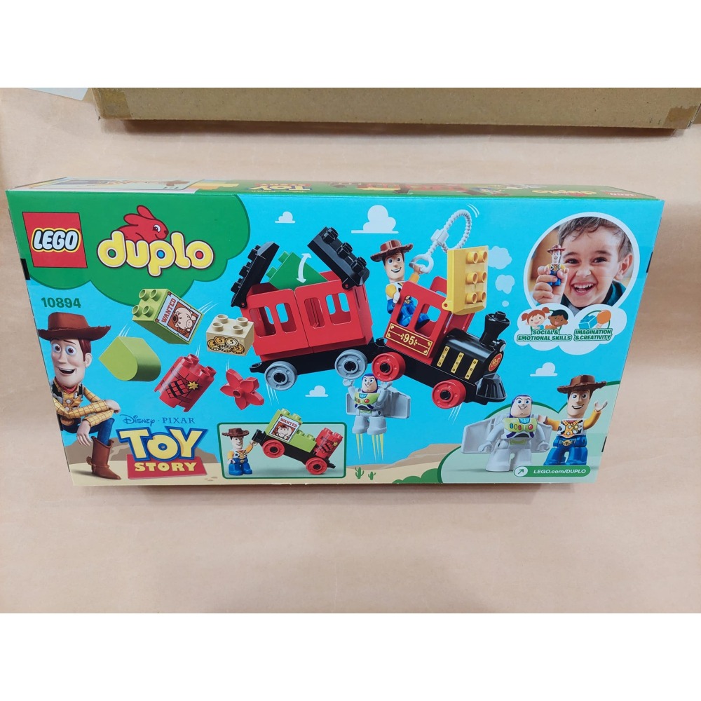 柚子樂高★ 10894 DUPLO 玩具總動員火車 全新 得寶  巴斯 胡迪 LEGO 全新未拆-細節圖4