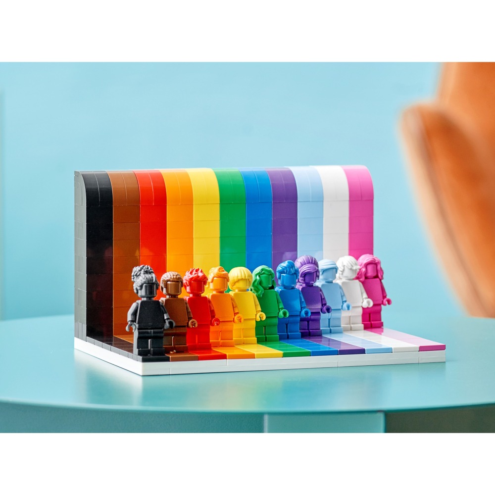 柚子樂高★ 40516 藍色 素色人偶拆賣 彩虹人 素面 紅 黑 橘 黃 綠 紫色 白 粉紅 淺藍 LEGO 太空人-細節圖3