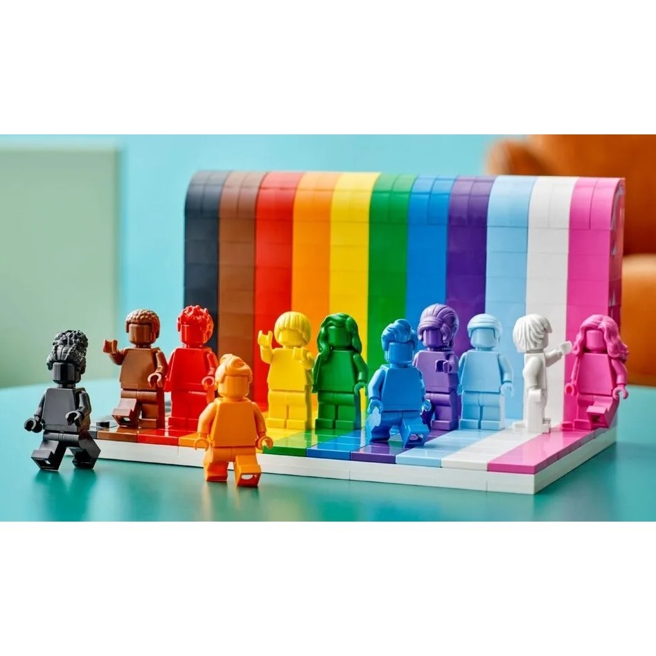 柚子樂高★ 40516 紫色 素色人偶拆賣 彩虹人 素面 紅 黑 橘 黃 綠 白 粉紅 淺藍色 LEGO 太空人-細節圖4