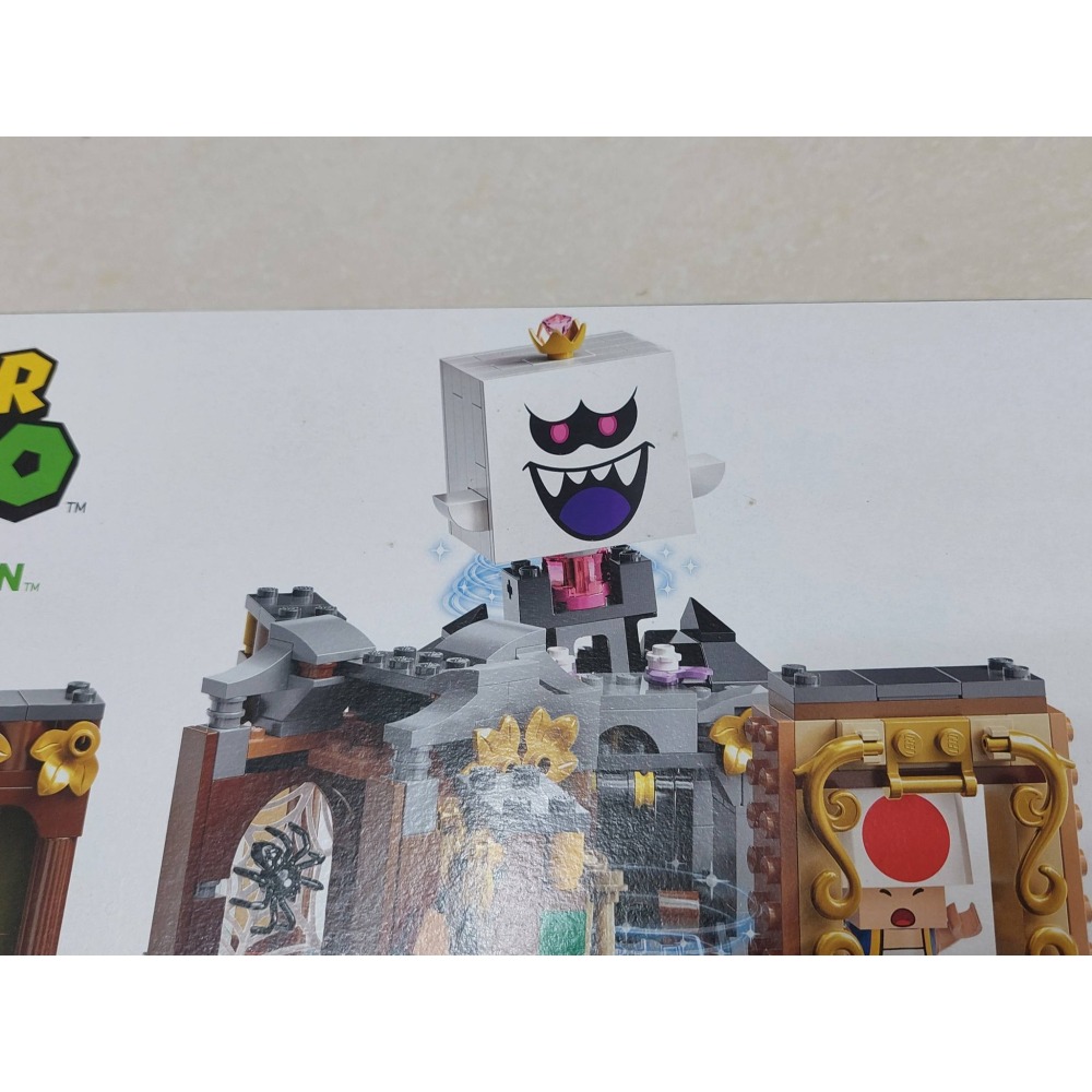 柚子樂高★ LEGO 樂高 71401 路易吉洋樓 鬧鬼捉迷藏 幽靈王 盒損 王特雷薩的秘密大冒險挑戰-細節圖3