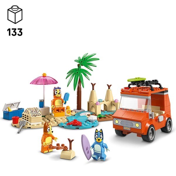 柚子樂高★ LEGO 樂高 11202 布麗的海灘和家庭汽車之旅 Bluey系列 盒損-細節圖3