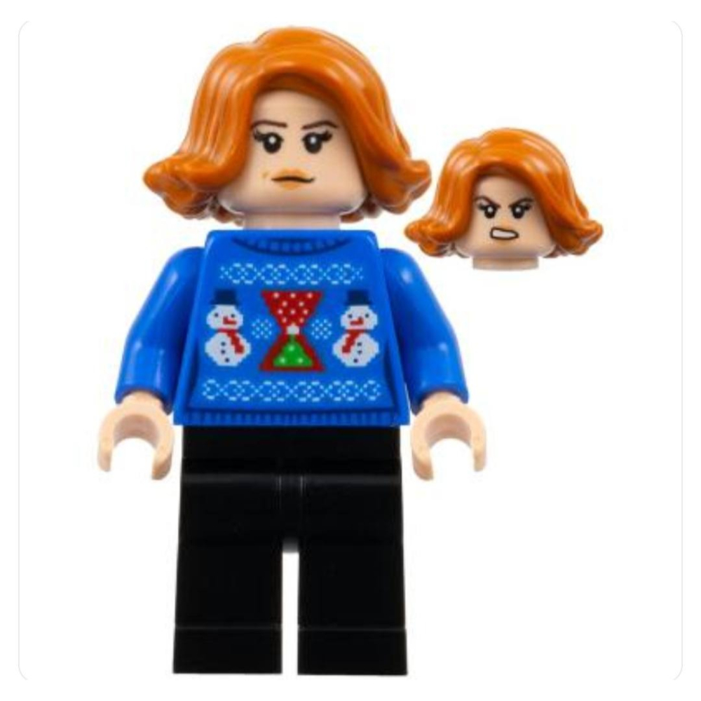 柚子樂高★ 76267 人偶 黑寡婦 聖誕毛衣 醜毛衣附配件 LEGO 超級英雄 漫威 復仇者聯盟 聖誕月曆-細節圖2