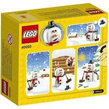 柚子樂高★ LEGO 樂高 40093 聖誕節 雪人 出清 特價  Snowman 節慶系列 聖誕節 小盒組-細節圖2