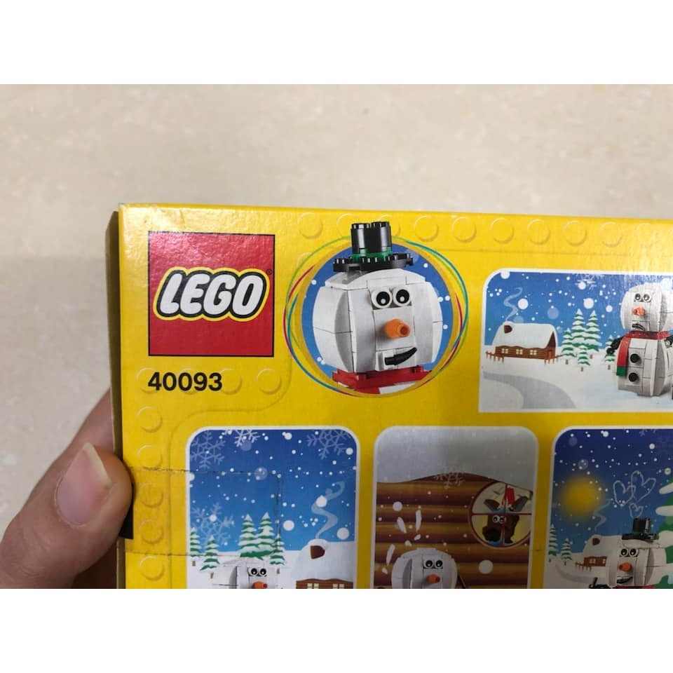 柚子樂高★ LEGO 樂高 40093 聖誕節 雪人 出清 特價  Snowman 節慶系列 聖誕節 小盒組-細節圖6