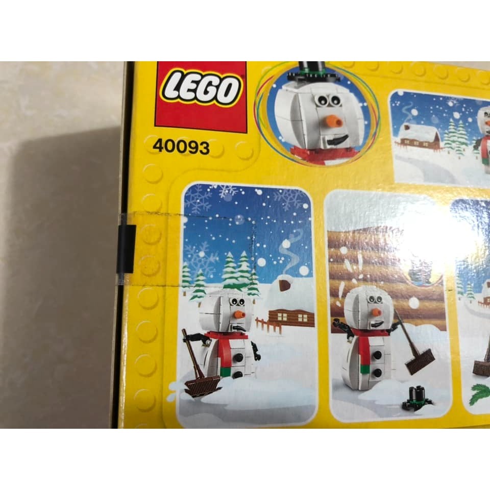 柚子樂高★ LEGO 樂高 40093 聖誕節 雪人 出清 特價  Snowman 節慶系列 聖誕節 小盒組-細節圖7