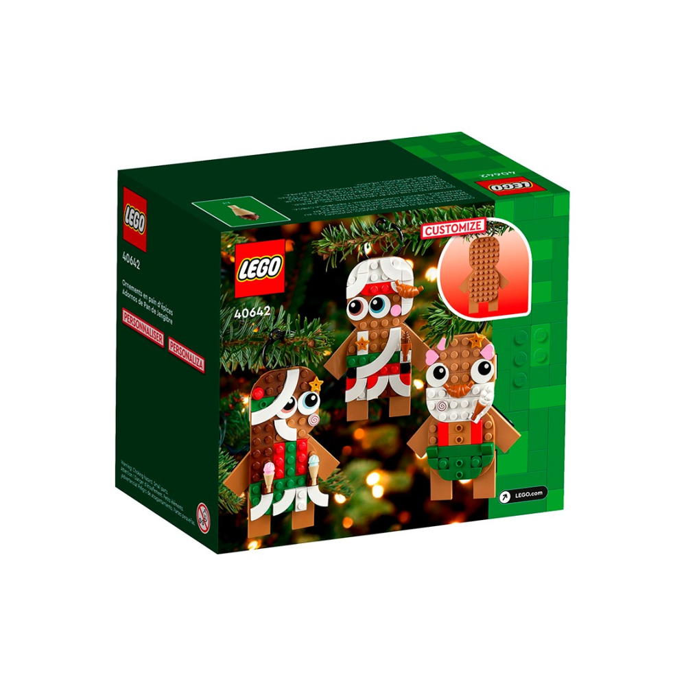 柚子樂高★ LEGO 樂高 40642 薑餅飾品 聖誕系列 薑餅人 雪人飾品 童話 薑餅屋-細節圖2