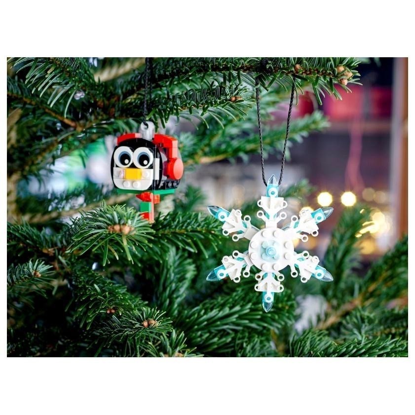 柚子樂高★ LEGO 40572 雪花與企鵝 樂高聖誕節 全新未拆 絕版品 出清-細節圖2