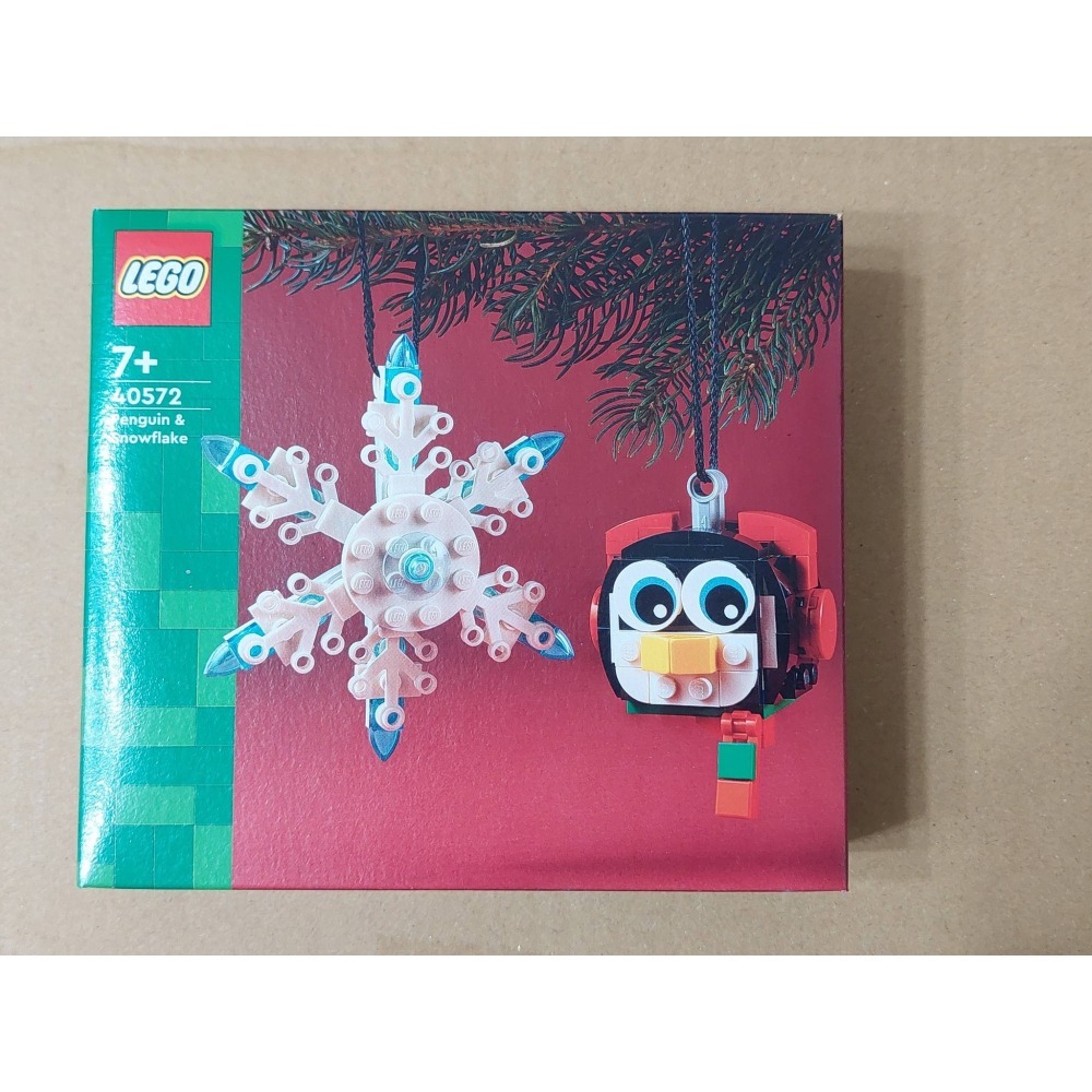 柚子樂高★ LEGO 40572 雪花與企鵝 樂高聖誕節 全新未拆 絕版品 出清-細節圖3