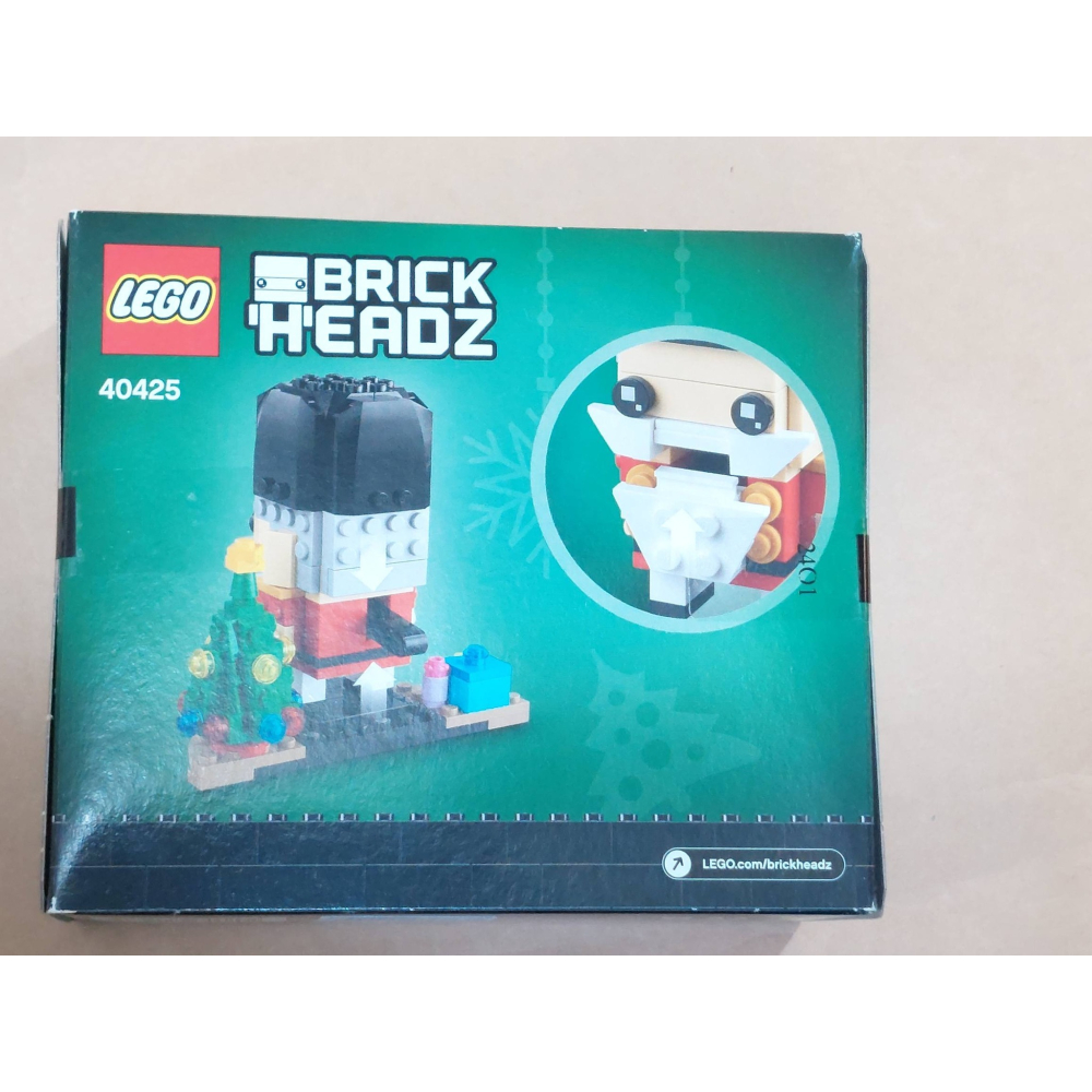 柚子樂高★ LEGO 40425 胡桃鉗 聖誕節 大頭系列 BrickHeadz 聖誕老公公-細節圖4