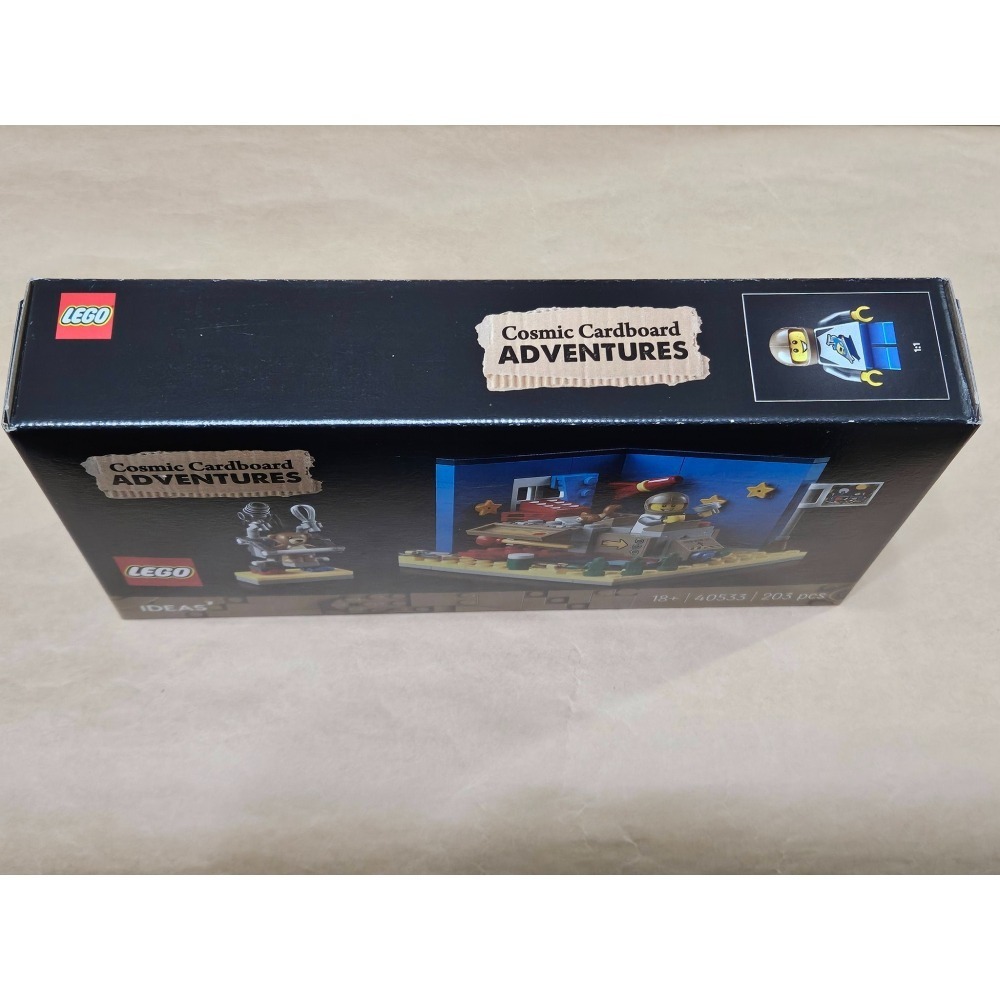 柚子樂高★ LEGO 40533 紙板號 太空冒險  IDEAS系列 硬紙箱太空船的冒險 樂高太空人-細節圖5