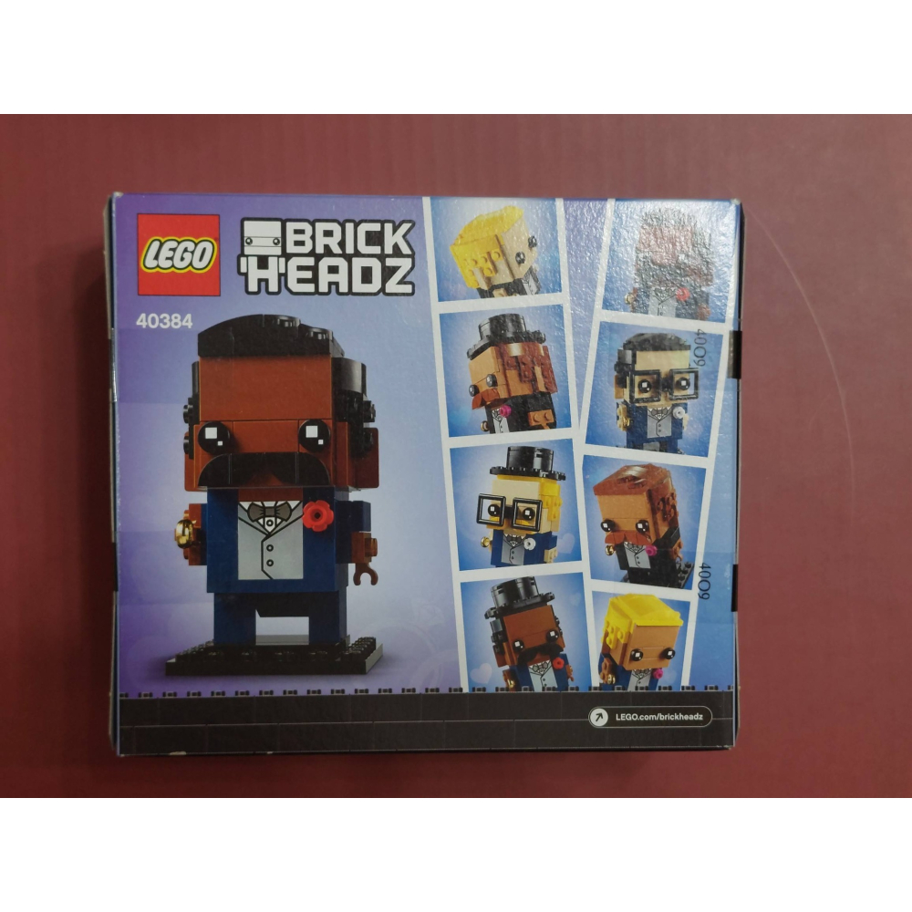 柚子樂高★ LEGO 樂高 40384 新郎 BrickHeadz 大頭人偶 結婚 婚禮 節慶-細節圖4