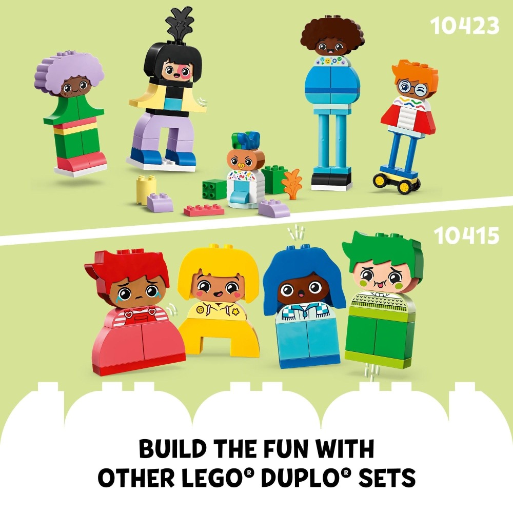 柚子樂高★ LEGO 10423 DUPLO 人偶情感百變組 全新未拆 幼兒得寶 樂高-細節圖4