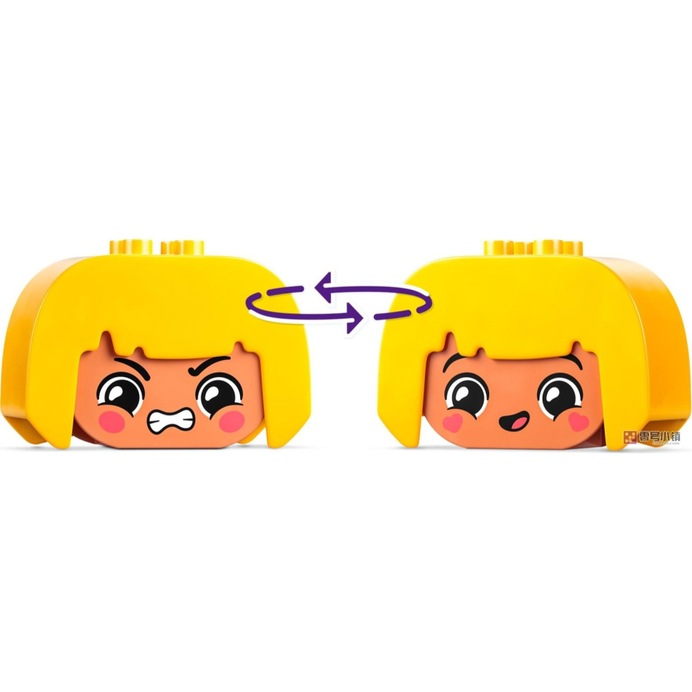 柚子樂高★ LEGO 得寶 10415 情緒表達小學堂 DUPLO 人偶情感百變組 幼兒得寶 另有10423-細節圖2