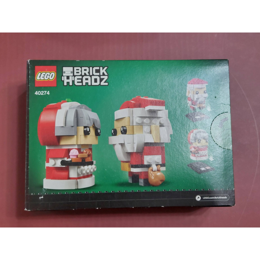 柚子樂高★ LEGO 40274 聖誕老公公 老奶奶 樂高 聖誕節 聖誕老人 大頭系列 BrickHeadz-細節圖4