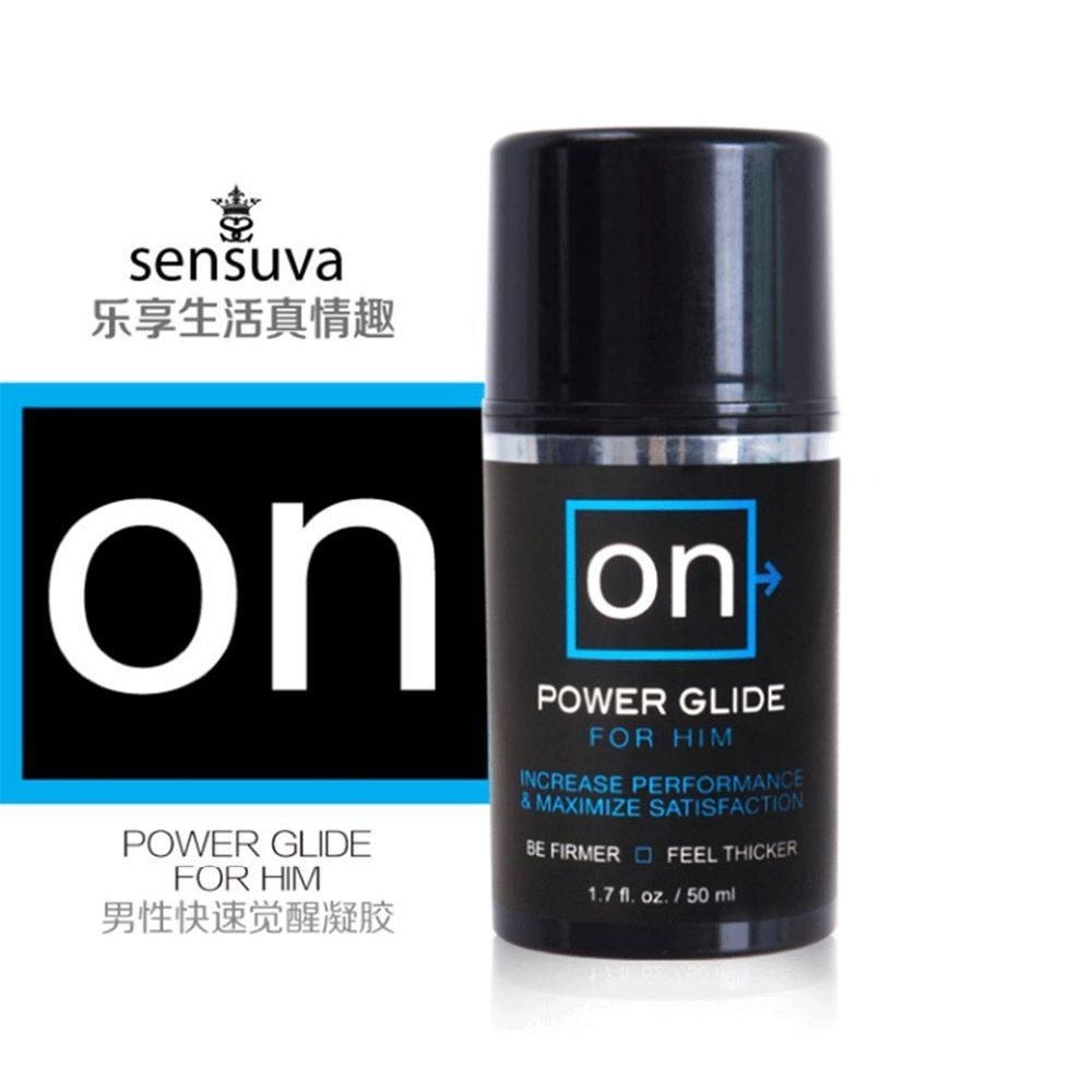 Sensuva 美國 on On Power Glide for Him 男用助勃 按摩速效凝膠 情趣夢天堂 情趣用品-細節圖2