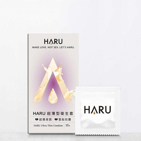 HARU Ultra Thin 極潤超薄柔型 / G SPOT G點型 10入組 衛生套 保險套  情趣夢天堂 情趣用品-細節圖2