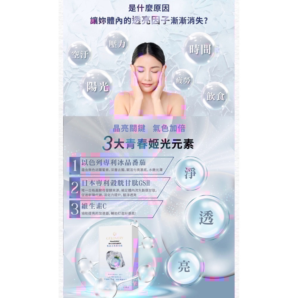 Gelovery 穀胱冰晶番茄錠30入1盒（葷）2027/9/9）-細節圖2